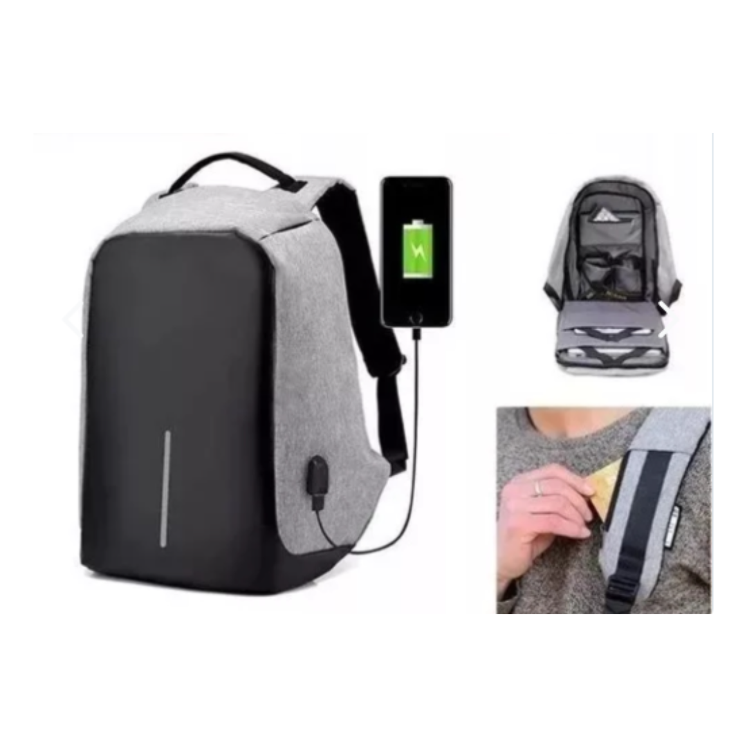 Maleta Morral Antirrobo Con Puerto Usb I